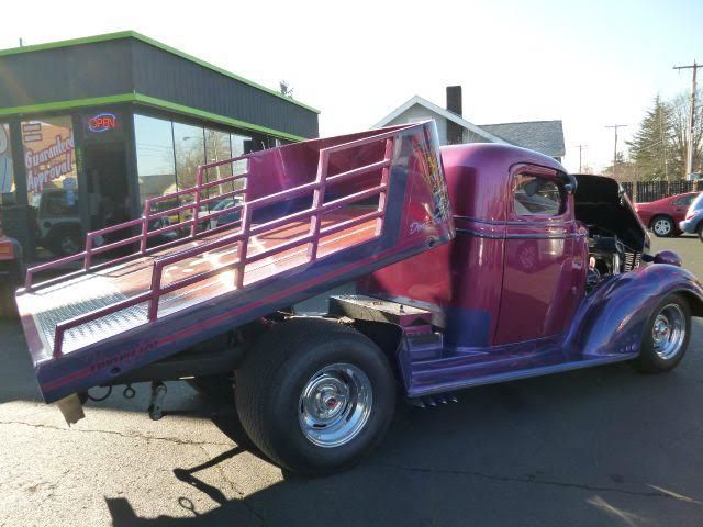 1936 chop top chevy hot rod flat bed dump