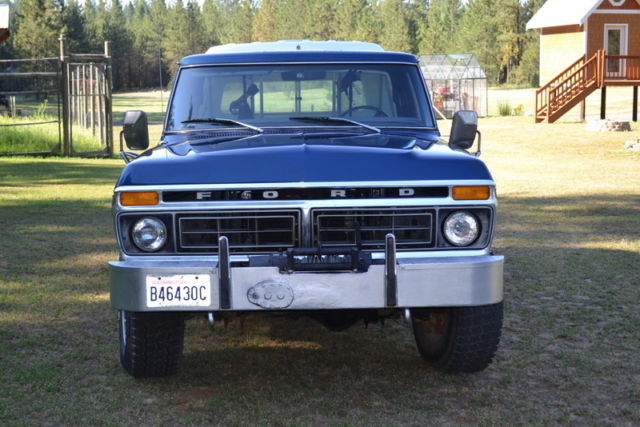 1977 ford ranger camper special xlt new 460ci 4x4 3/4 ton w/ford canopy