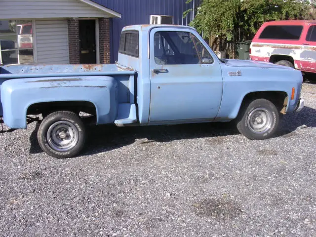 1980 c10 short bed stepside original paint