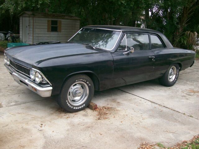 1966 chevrolet chevelle 300 deluxe post, fresh 454 bbc, 4 speed, rat rod/project