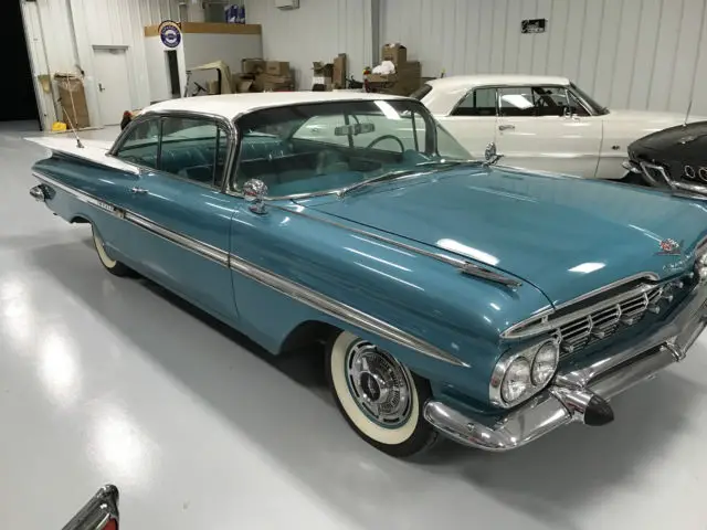 1959 chevrolet impala 2 door hardtop 3 speed manual transmission 348 tri-power