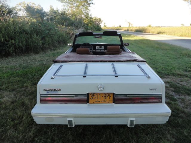 1983 chrysler lebaron convertible mark cross edition