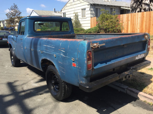 1971 international 1210 4x4 needs work no reserve!