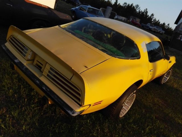 75 pontiac firebird formula vin u-code real formula project car cyclone wheels