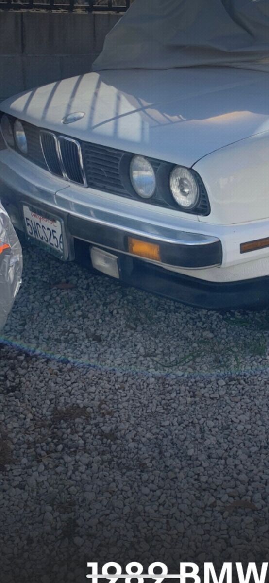 1989 bmw 3-series white i