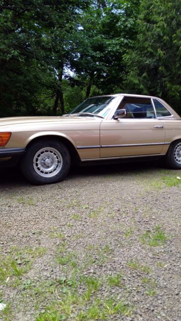 1984 mercedes benz sl-380 convertible with hardtop 44000 miles