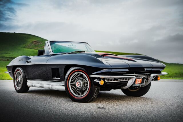 1967 chevrolet corvette 61902 miles tuxedo black manual