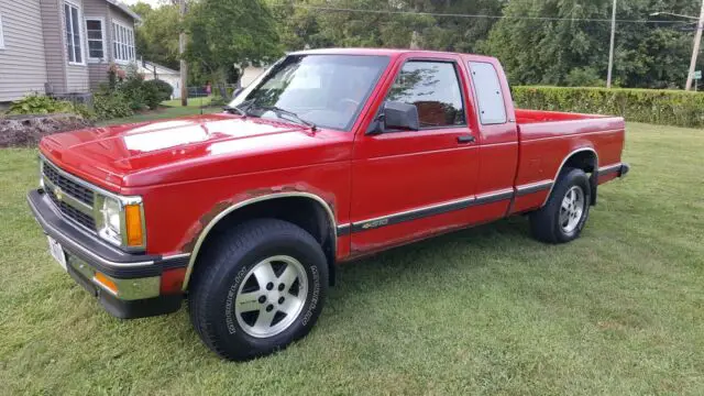 1991 chevrolet s10 extended cab 4x4 with 4.3l vortec engine low mileage 1 owner