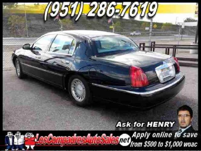 2002 lincoln town car 4dr sdn executive w/limousine pkg in riverside, ca