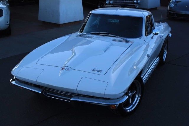 1966 chevrolet corvette stingray.ermine white.body off restoration.amazing!