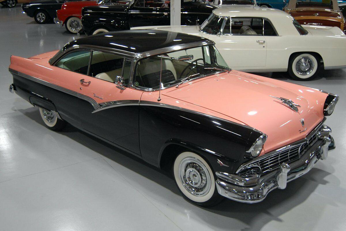 1956 ford victoria fairlane tudor victoria coral mist