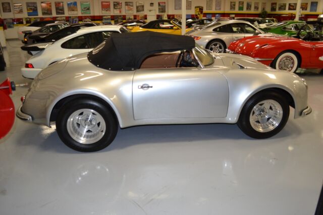 1957 porsche 356 outlaw replica 0 silver cabriolet 1753cc m