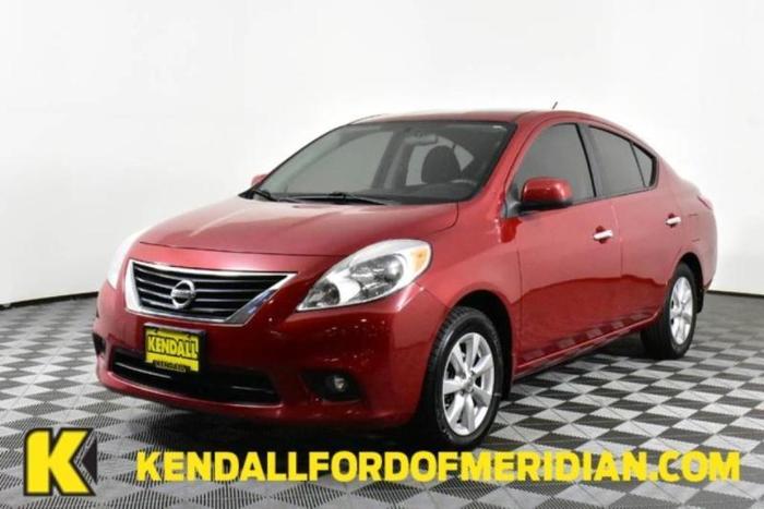 2012 nissan versa 1.6 sl 1.6 sl 4dr sedan for sale in meridian, idaho