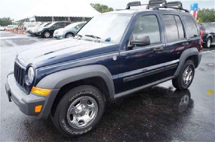 used 2007 jeep liberty sport 4x4 suv, 69,001 miles in bushnell, fl