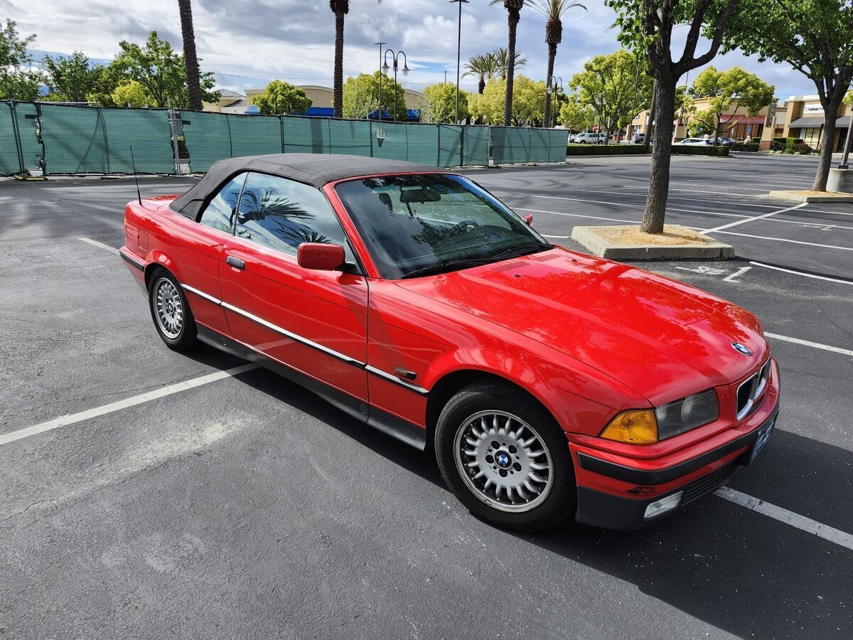 1994 bmw 318i convertible red ic automatic