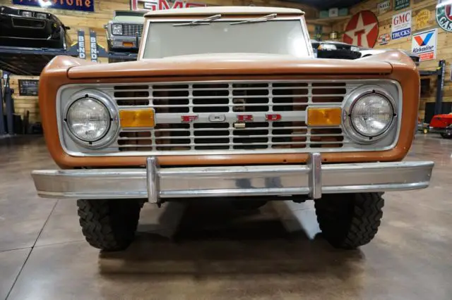 1975 ford bronco ranger 3,139 miles hot ginger metallic suv 302 v8 manual