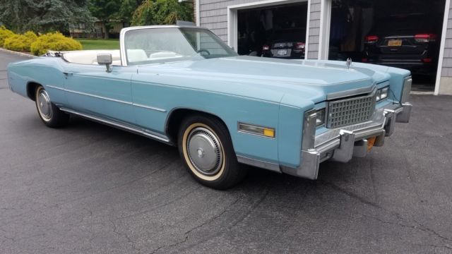1975 cadillac eldorado convertible, turnkey driver, no reserve!!