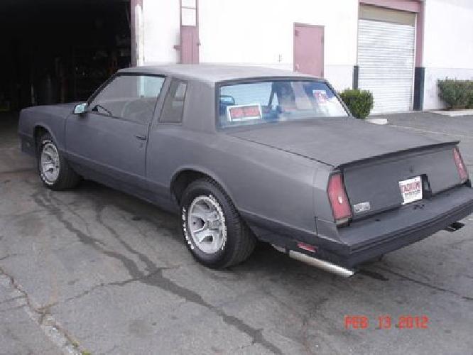 1986 super sport monte carlo 4 sale** real super sport in moreno valley, ca