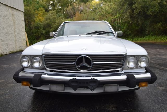 1988 mercedes benz 560sl solid california sl 147 artic white
