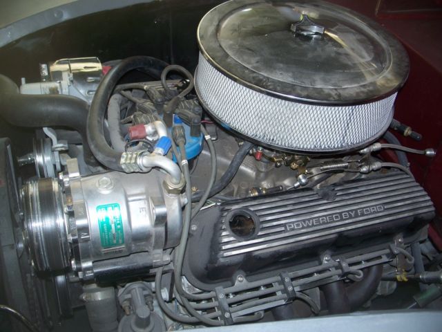 1948 ford pickup with 99 mustang 302,c 4 aouto 9 inch ford rearnew interior
