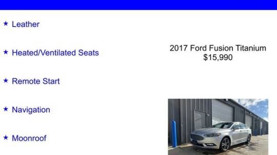 2017 Ford Fusion (North America)