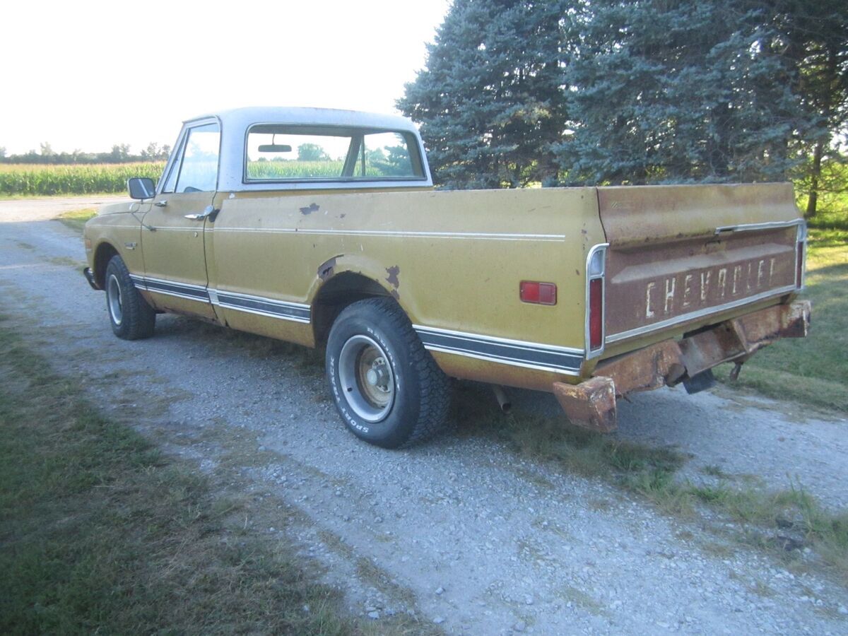 1971 chevy c-10 pickup factory ac 350 auto