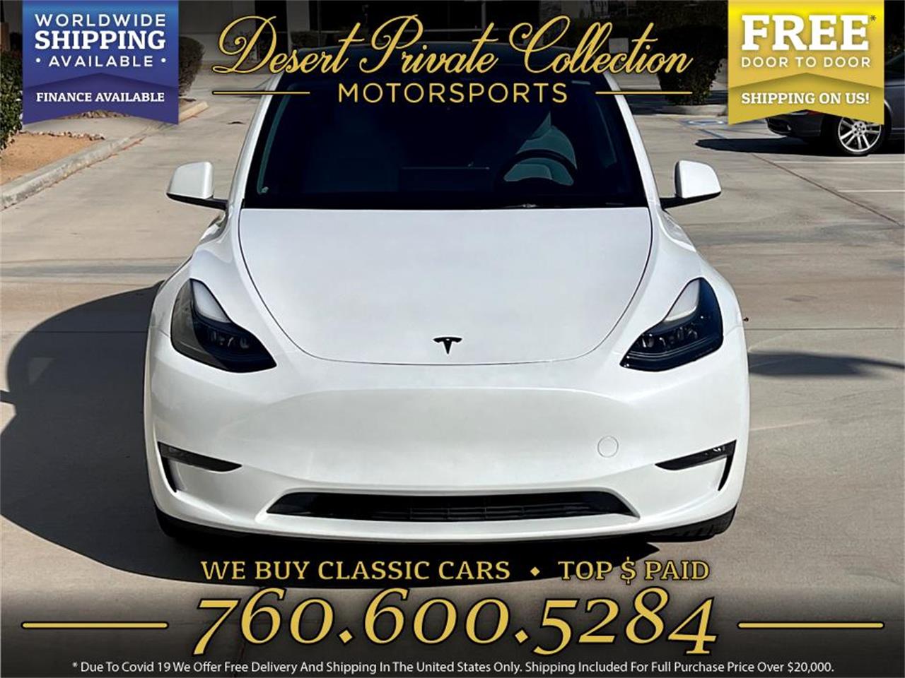 for sale: 2023 tesla model y in palm desert , california for sale in palm desert, ca
