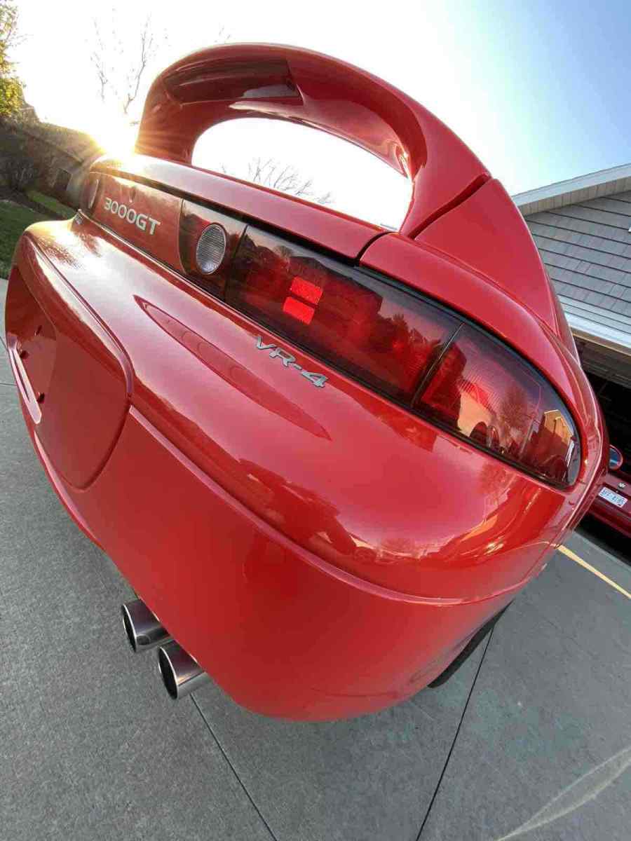1994 mitsubishi 3000gt coupe red vr4