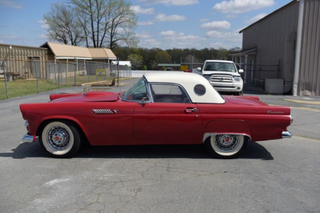 1955 ford thunderbird covertible, both tops! georgous car inside and out!!!