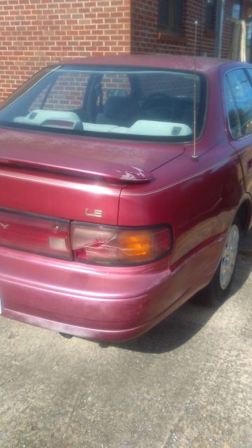 1994 toyota camry le - 2.2l 2200 4 cyl. - minor accident report - missing front