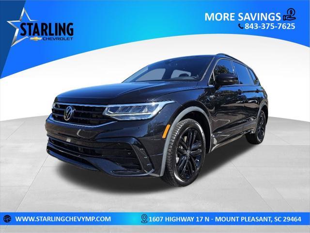 2022 volkswagen tiguan 2.0t se r-line black