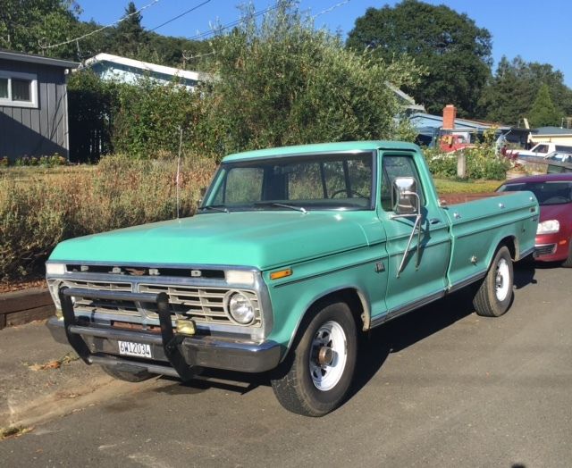 1973 ford f100 ranger pickup long bed 360 engine at rwd