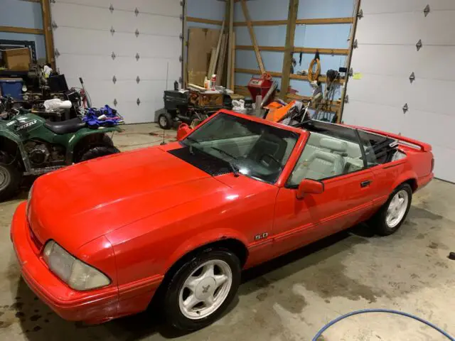 1992 ford mustang lx 5.0 5-spd convertible summertime collectors edition