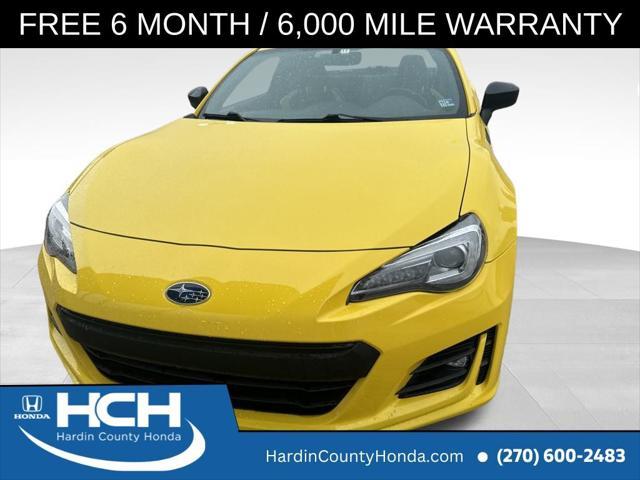 2017 subaru brz series. yellow