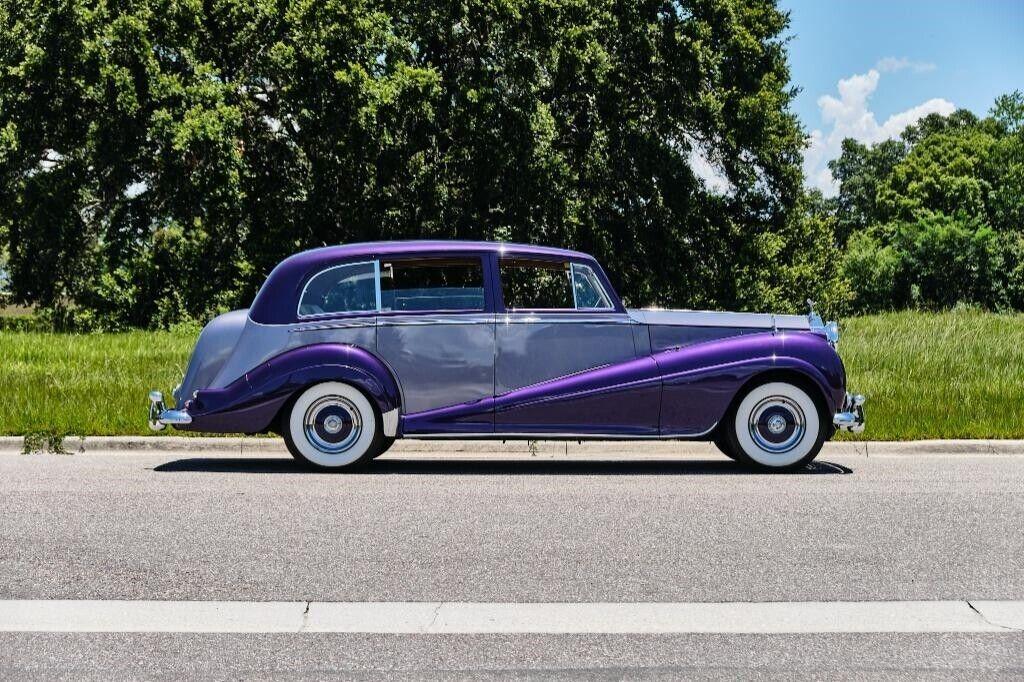 1956 rolls royce silver wraith restored purple silver