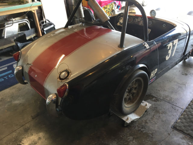 1965 austin healey sprite vintage race car