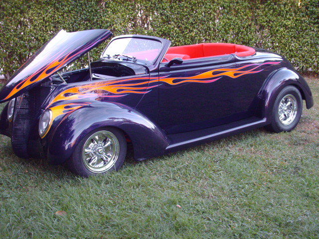1937 ford 2 door cabriolet street rod no reserve