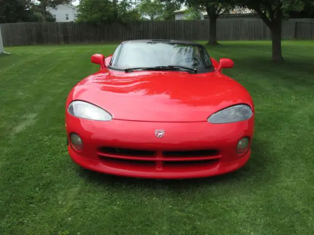 1994 dodge viper red 1 owner optional chrome wheels hennessy side exhaust v10