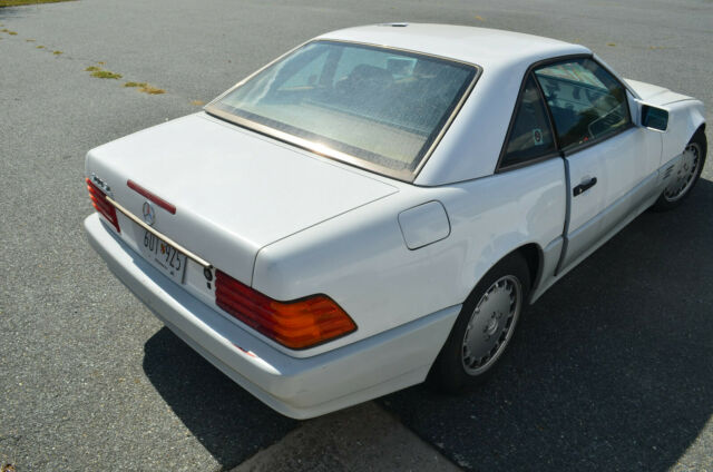1991 mercedes 500sl white with tan interior
