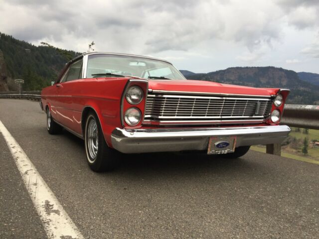1965 ford galaxie fastback professionally restored red beauty 22mpg! redgalaxie