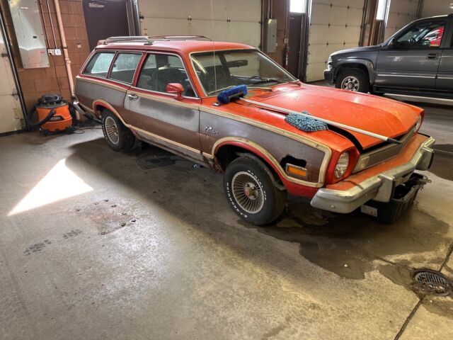 1974 ford pinto wagon orange rwd manual