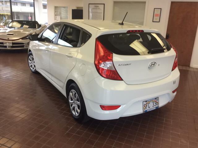 2014 hyundai accent gs gs 4dr hatchback for sale in kaneohe, hawaii