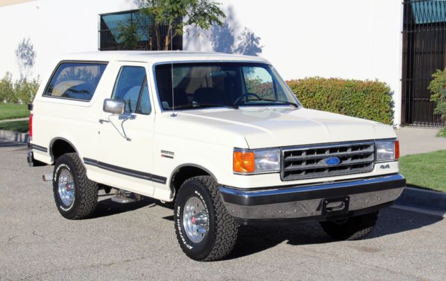 california original, 1989 ford bronco 4x4, 100% rust free,123k orig miles, a+++