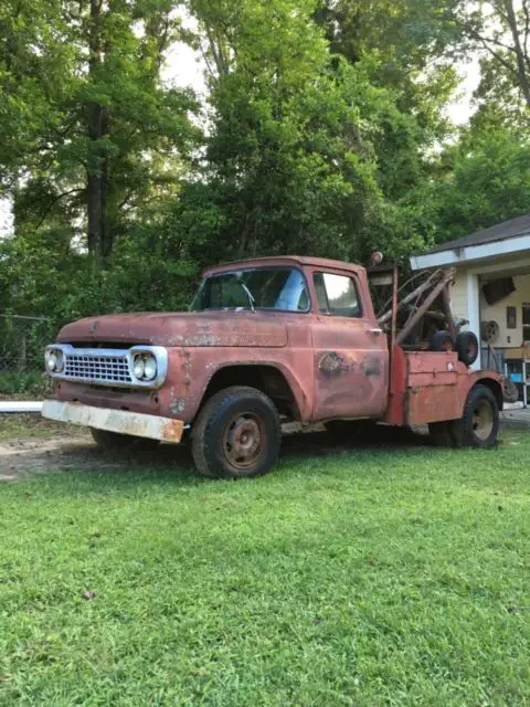 1958 ford f-350 tow truck wrecker pto winch