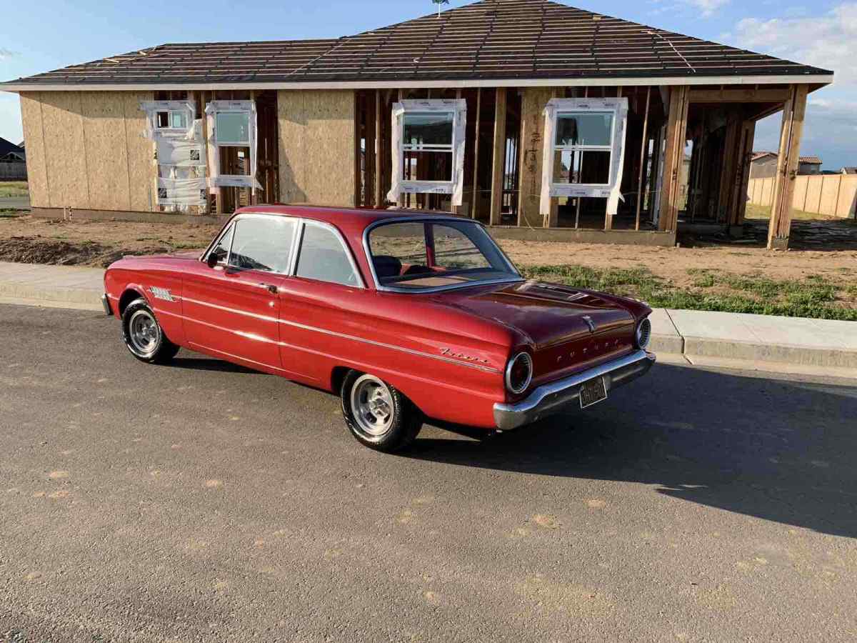 1961 ford falcon sedan red rwd manual 2 door