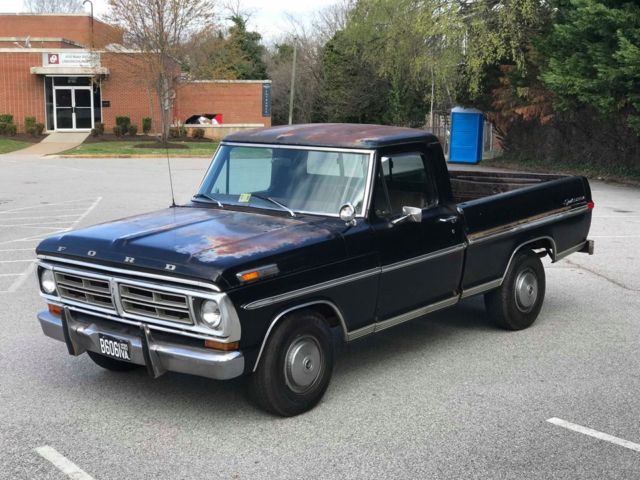 1972 ford f100 sport custom no reserve great driver