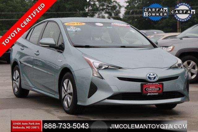 certified 2016 toyota prius three bethesda, md 20817 for sale in bethesda, maryland