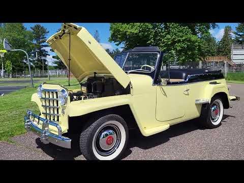 1951 willys jeepster in stanley, wisconsin
