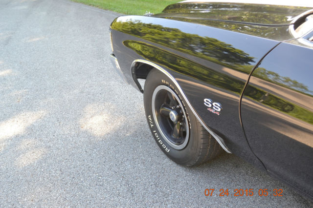 1972 chevelle ss 454 ls5 4spd numbers matching fully documneted beautiful black