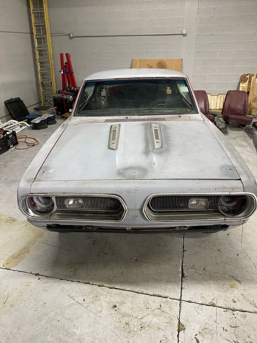 1968 plymouth barracuda red